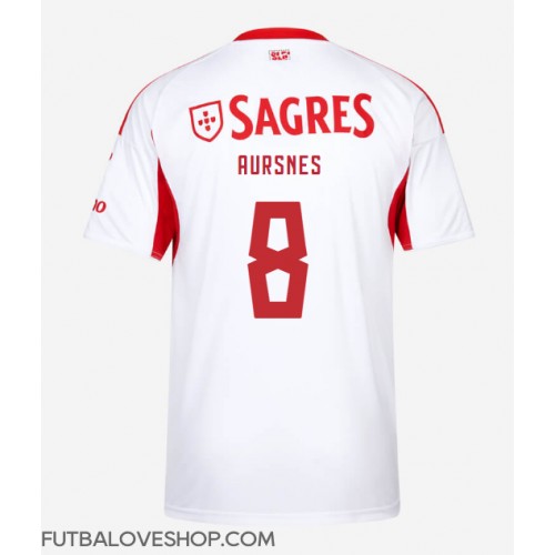 Dres Benfica Fredrik Aursnes #8 Tretina 2025-26 Krátky Rukáv